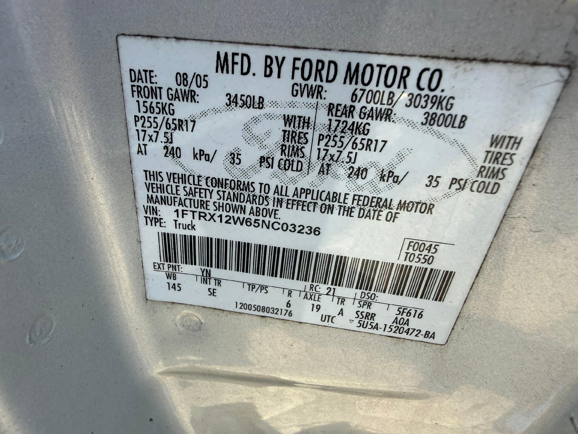 2005 Ford F-150 STX